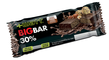 +Watt - The big Bar 30% - Gusto Cookie e Nocciola 80 grammi - Farmacia di Regoledo Srl