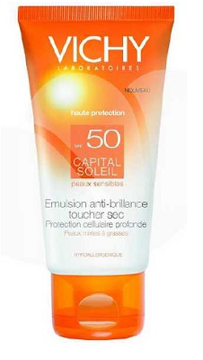 IDEAL SOLEIL VISO DRY TOUCH SPF50 50 ML - Farmacia di Regoledo Srl