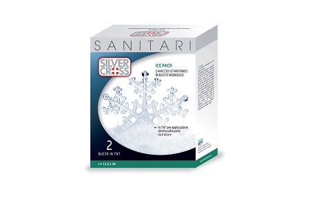 GHIACCIO ISTANTANEO SILVER CROSS 2 BUSTE IN TESSUTO NON TESSUTO - Farmacia di Regoledo Srl