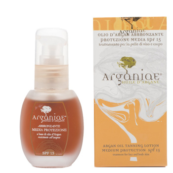 OLIO ARGAN ABBRONZANTE PROTEZIONE MEDIA SPF 15 30 ML - Farmacia di Regoledo Srl