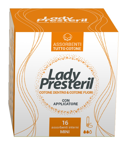 Lady presteril - Assorbenti interni Mini - 16 pezzi - Farmacia di Regoledo Srl