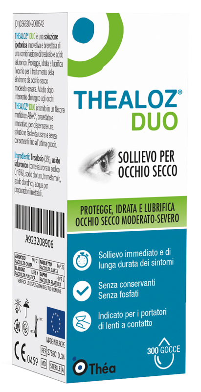 Thealoz Duo - Soluzione oculare - flacone 10ml - Farmacia di Regoledo Srl