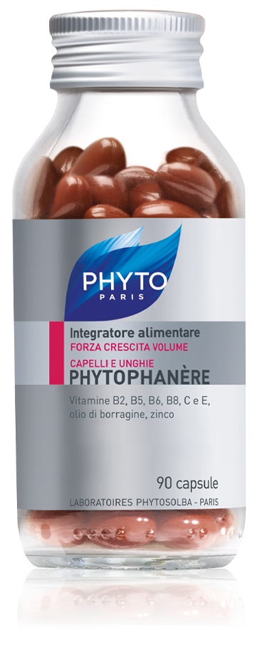 PHYTO PARIS PHYTOPHANERE INTEGRATORE ALIMENTARE CAPELLI/UNGHIE 90 CAPSULE NUOVA FORMULA ALLO ZINCO - Farmacia di Regoledo Srl
