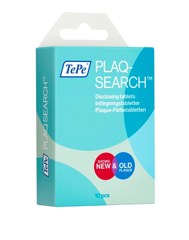 Tepe - PlaQ Search - Compresse rivelatrici di placca - 10 pezzi - Farmacia di Regoledo Srl