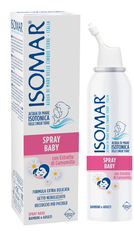ISOMAR SPRAY BABY CON CAMOMILLA 100 ML - Farmacia di Regoledo Srl