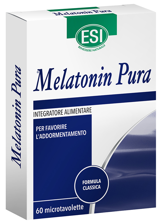 Esi - Melatonin Pura - 60 microtavolette - Farmacia di Regoledo Srl