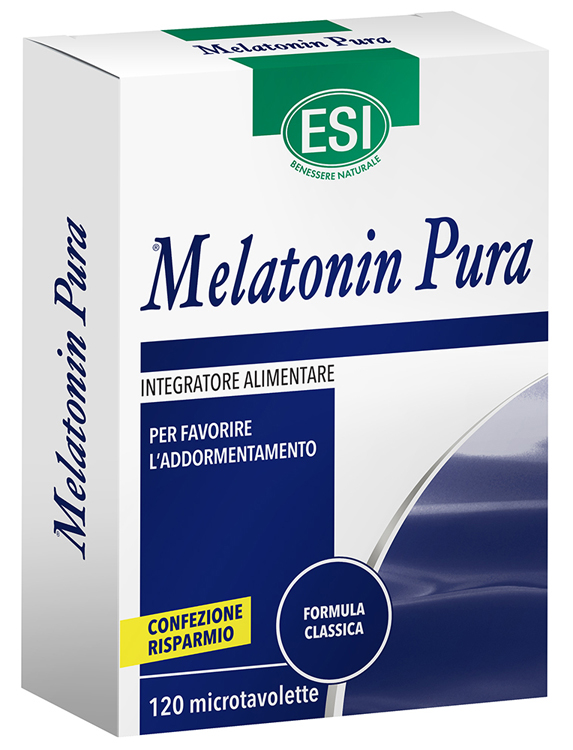 Esi - Melatonin Pura - 120 microtavolette - Farmacia di Regoledo Srl