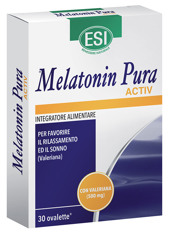 Esi - Melatonina pura Activ - 30 ovalette - Farmacia di Regoledo Srl