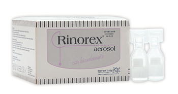 FIALA PER AEROSOL RINOREX BICARBONATO 25 FIALE 3 ML - Farmacia di Regoledo Srl