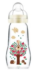 Mam Feel Good - Biberon in vetro 260ml - Farmacia di Regoledo Srl