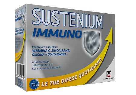 SUSTENIUM IMMUNO ENERGY 14 BUSTINE DA 4,5 G - Farmacia di Regoledo Srl