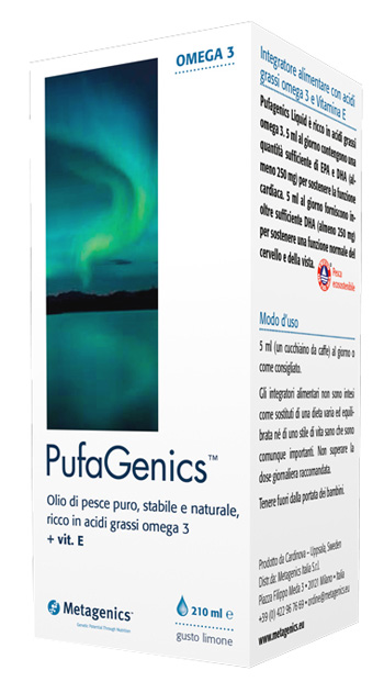 PUFAGENICS LIQUID LIMONE 210 ML - Farmacia di Regoledo Srl