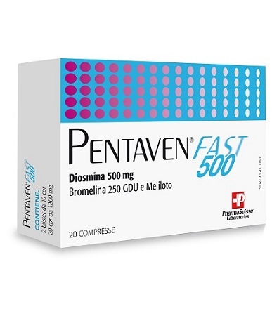 PENTAVEN FAST 500 20 COMPRESSE - Farmacia di Regoledo Srl