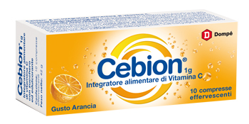 CEBION EFFERVESCENTI VITAMINA C ARANCIA 10 COMPRESSE - Farmacia di Regoledo Srl
