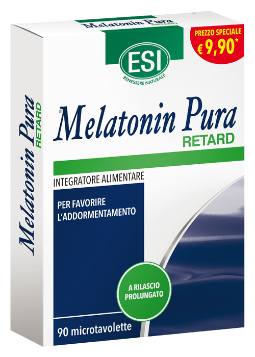 ESI MELATONIN PURA RETARD 90 MICROTAVOLETTE OFFERTA - Farmacia di Regoledo Srl