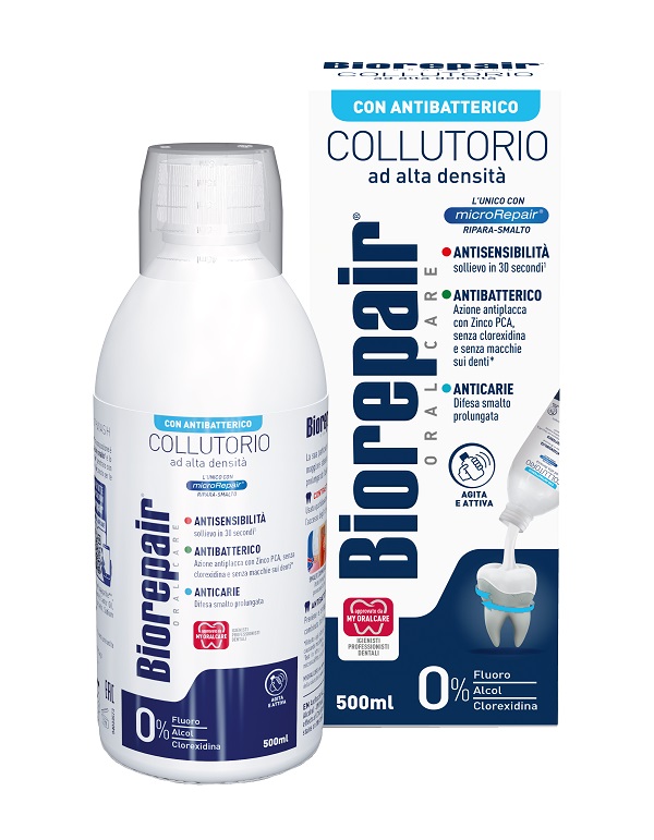 Biorepair - Collutorio antibatterico 3 in 1 - 500 ml - Farmacia di Regoledo Srl