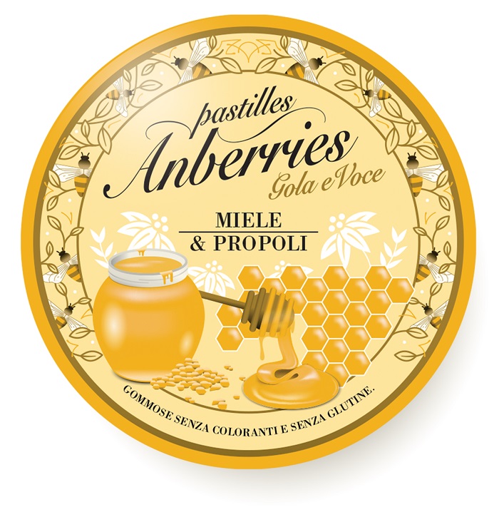 ANBERRIES MIELE PROPOLI 55 G - Farmacia di Regoledo Srl