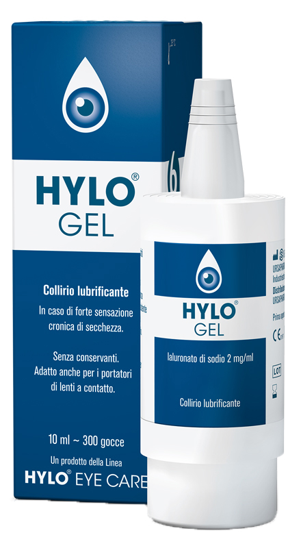 HYLO-GEL COLLIRIO LUBRIFICANTE ACIDO IALURONICO 0,2% 10 ML - Farmacia di Regoledo Srl