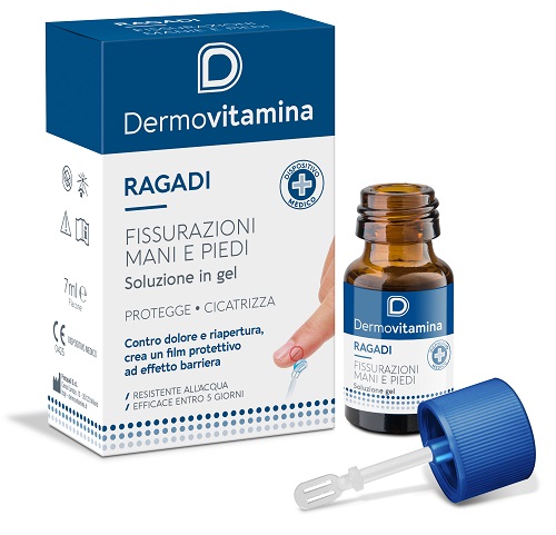 DERMOVITAMINA RAGADI GEL MANI E PIEDI 7 ML - Farmacia di Regoledo Srl