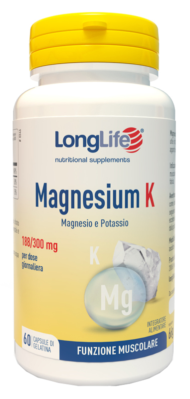 LONGLIFE MAGNESIUM K 60 CAPSULE - Farmacia di Regoledo Srl