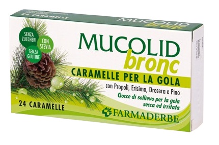 Mucolid Bronc - Propoli e Pino - 24 caramelle - Farmacia di Regoledo Srl