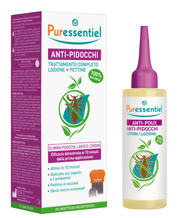 Puressentiel - Lozione Antipidocchi con pettinino - 100 ml - Farmacia di Regoledo Srl