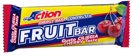 Proaction - Fruit Bar energetica alla Ciliegia 40 grammi - Farmacia di Regoledo Srl