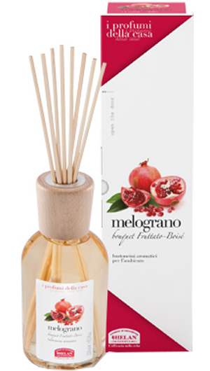 Helan - Profumatore per ambiente Melograno - 250 ml con bastoncini - Farmacia di Regoledo Srl
