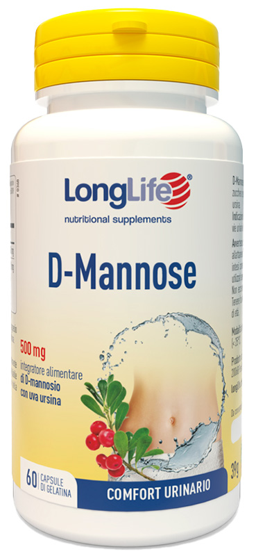 LONGLIFE D-MANNOSE 60 CAPSULE - Farmacia di Regoledo Srl