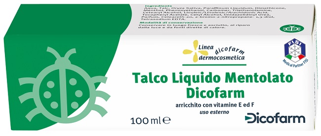 Dicofarm - Talco Mentolato Liquido - 100 ml - Farmacia di Regoledo Srl