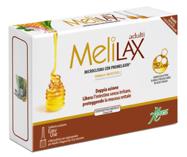 MELILAX ADULTI MICROCLISMI 6 PEZZI 10 G - Farmacia di Regoledo Srl