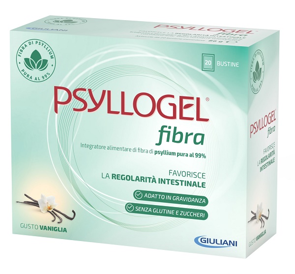 PSYLLOGEL FIBRA VANIGLIA 20 BUSTINE - Farmacia di Regoledo Srl