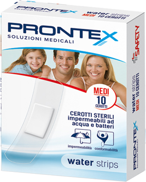 CEROTTO PRONTEX WATER STRIPS MEDIO 10 PEZZI - Farmacia di Regoledo Srl