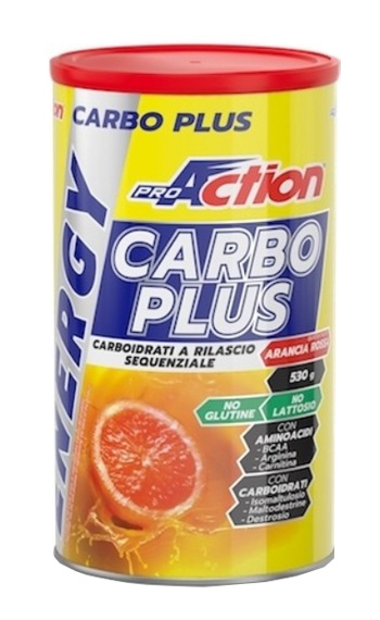 Proaction - Carbo Plus Energy - Gusto Arancia Rossa 530 grammi - Farmacia di Regoledo Srl