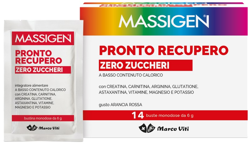MASSIGEN PRONTO RECUPERO ZERO ZUCCHERI 14 BUSTINE - Farmacia di Regoledo Srl