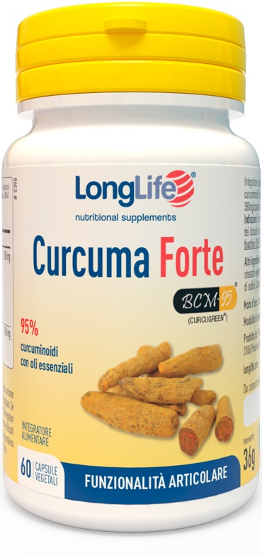 LONGLIFE CURCUMA FORTE 60 CAPSULE VEGETALI - Farmacia di Regoledo Srl