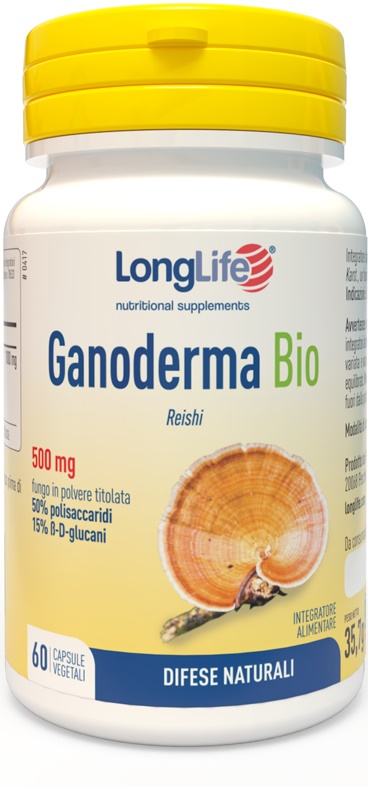 LONGLIFE GANODERMA BIO 60 CAPSULE - Farmacia di Regoledo Srl