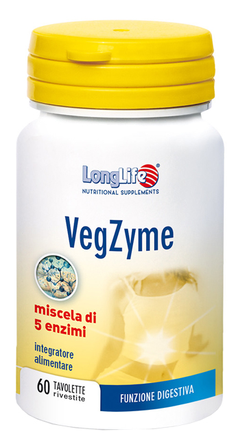 LONGLIFE VEGZYME 60 TAVOLETTE - Farmacia di Regoledo Srl