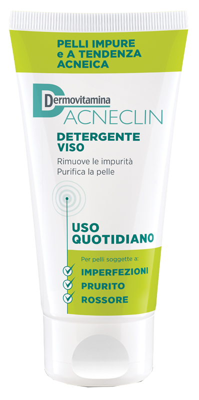 DERMOVITAMINA ACNECLIN DETERGENTE VISO USO QUOTIDIANO 200 ML - Farmacia di Regoledo Srl