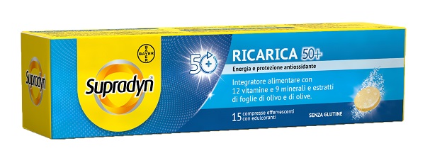 SUPRADYN RICARICA 50+ 15 COMPRESSE EFFERVESCENTI - Farmacia di Regoledo Srl