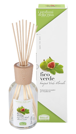 Helan - Profumatore ambienti - Fico Verde - 100 ml con bastoncino - Farmacia di Regoledo Srl
