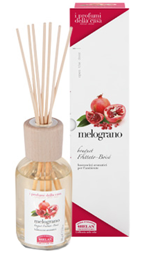 Helan - Profumatore per ambienti - Melograno - 100 ml con bastoncini - Farmacia di Regoledo Srl