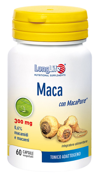 LONGLIFE MACA 60 CAPSULE VEGETALI DA 550 MG - Farmacia di Regoledo Srl