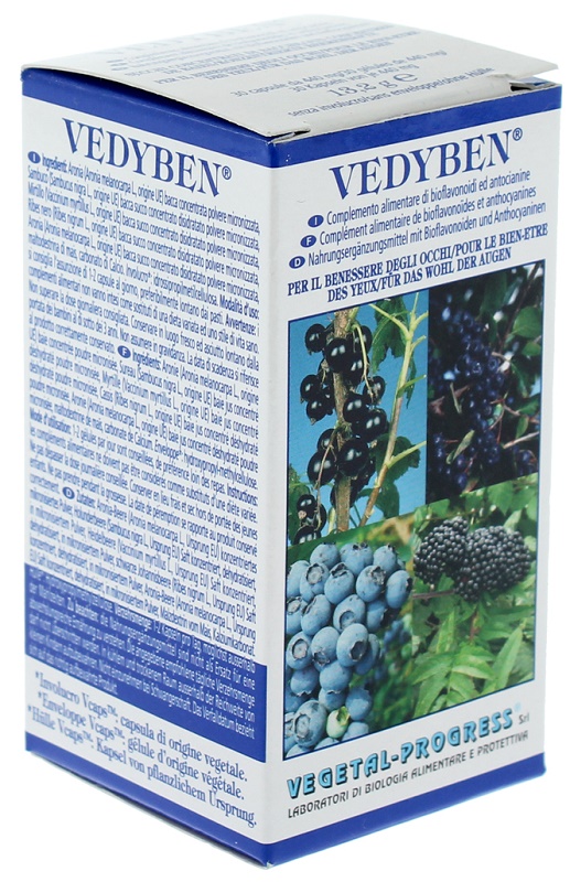 Vedyben - Aronia, Sambuco e Ribes Nero - 30 capsule - Farmacia di Regoledo Srl