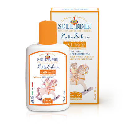 SOLE BIMBI LATTE SOLARE SPF50+ 125 ML - Farmacia di Regoledo Srl
