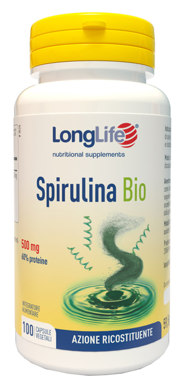 LONGLIFE SPIRULINA BIO 500 MG 100 CAPSULE VEGETALI - Farmacia di Regoledo Srl