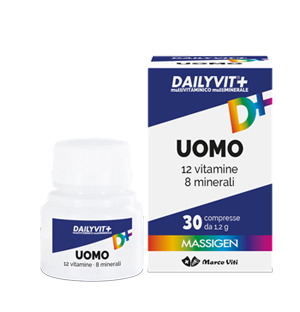 MASSIGEN UOMO MULTIVITAMINICO E MULTIMINERALE 30 COMPRESSE RIVESTITE - Farmacia di Regoledo Srl