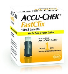 LANCETTE PUNGIDITO ACCU-CHEK FASTCLIX 100 + 2 PEZZI - Farmacia di Regoledo Srl