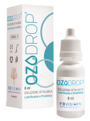 OZODROP LIPOZONEYE SOLUZIONE OFTALMICA BASE DI OLIO OZONIZZATO IN FOSFOLIPIDI 8 ML - Farmacia di Regoledo Srl