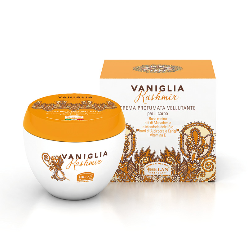 VANIGLIA KASHMIR CREMA PROFUMATA VELLUTANTE PER IL CORPO 200 ML - Farmacia di Regoledo Srl